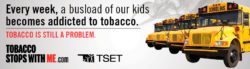 Every week, a busload of out kids become addicted to tobacco.