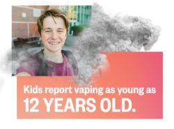 Kids report vaping as young as 12 years old
