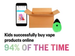 Kids buy vape products online