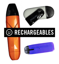 Rechargeable vapes