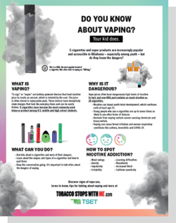 Do you know about vaping? What is vaping? Why is it dangerous? What can you do? How to spot nicotine addiction?