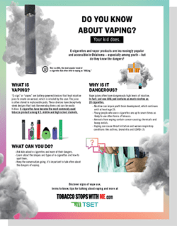 Do you know about vaping? Your kid does infographic
