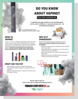 Dangers of Youth Vaping Fact Sheet