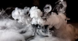 clouds of tobacco smoke