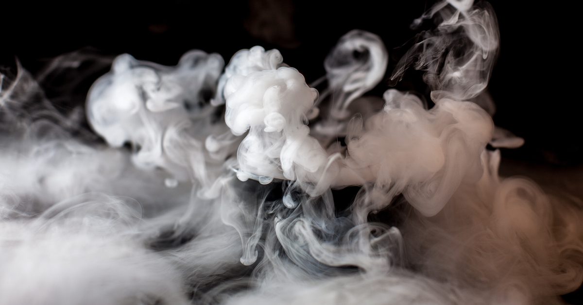 clouds of tobacco smoke
