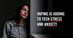 Vaping is adding to teen stress and anxiety