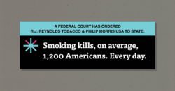 Big Tobacco Must Display New Corrective Statements in Retail Stores