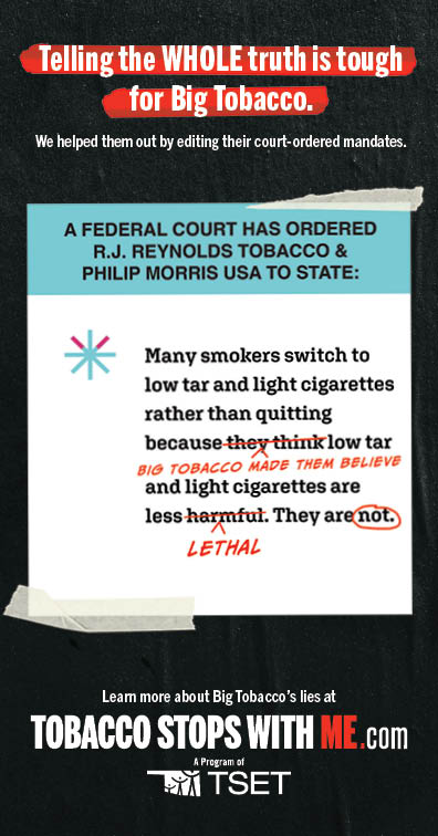 Many smokers switch to low tar and light cigarettes rather than quitting because they think they are better fact sheet