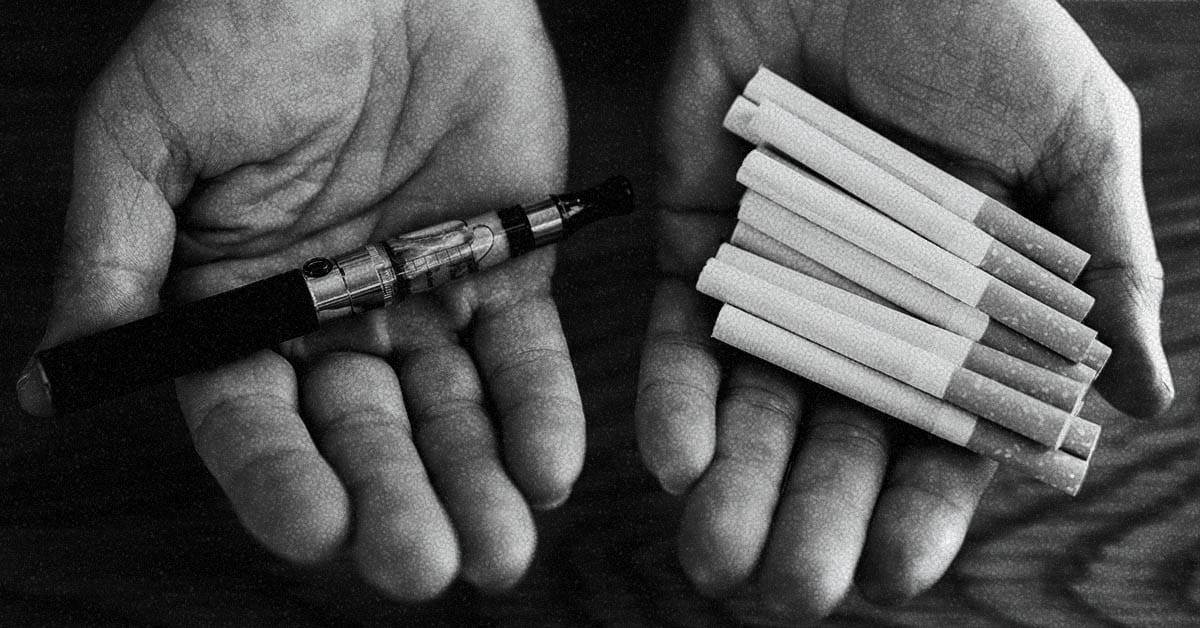 The differences between smoking and vaping